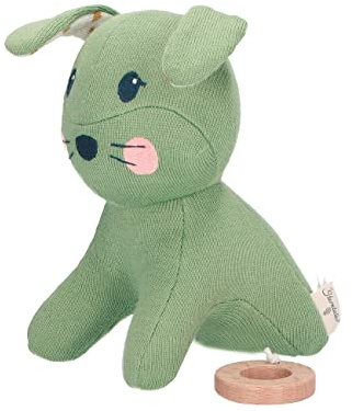 Sterntaler Baby Unisex Spieluhr Baby Spieluhr mittel Kinni - Kinderspielzeug, Babyspieluhr, Einschlafhilfe waschbar mit Hasenmotiv - Recycelt