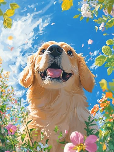 Bimkole DIY 5D Diamond Painting Kits Zubehör Sonnenblume, Blumenstrauß Diamant Malerei Kit Voll Runde Bohrer Malen nach Zahlen Malerei Stickerei Kreuzstich Diamond Dekoration 30X40cm