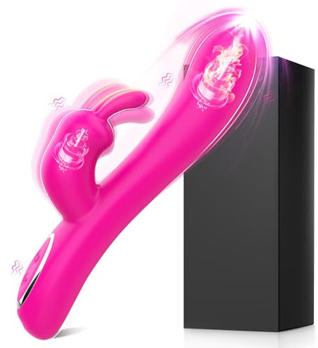 Silikon G-Punkt Vibrator Sexspielzeug Vibratoren für sie Klitoris leise, Realistische Dildo Analvibrator für Sie Frauen und Paare mit 12 Vibrationsmodi