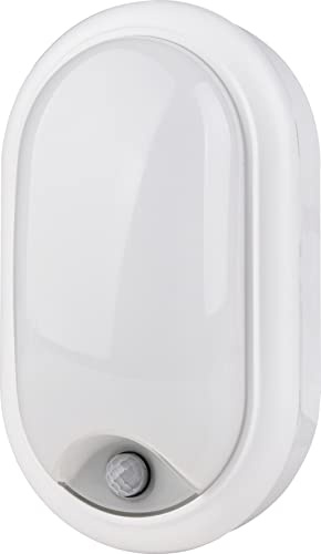 Philips ProjectLine Wandleuchte, oval, 1400lm, 4000K, mit Sensor, weiß