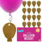 Paquete de 48 pesas de globo de helio | Pesas de plástico dorado para globos | Peso de globo de helio | Peso de globo dorado | Pesas de globo | Pesas de globo | Accesorios para fiestas