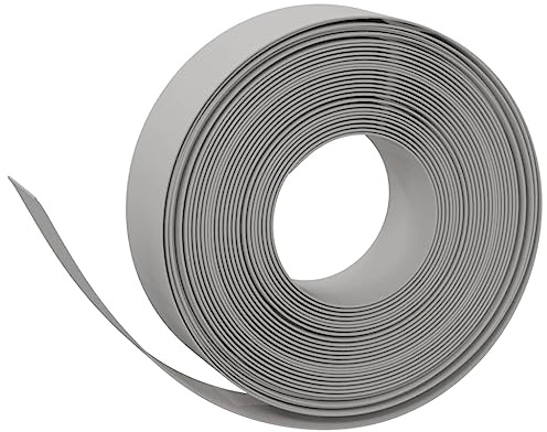 vidaXL Rabattkant grå 10 m 15 cm polyeten