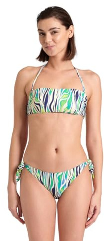 ARENA Bikini a Fascia da Donna Water Print