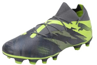 Puma Future 7 Match Bna FG/AgSoccer - Tenis Unisex, Gris/Lima, 43 EU