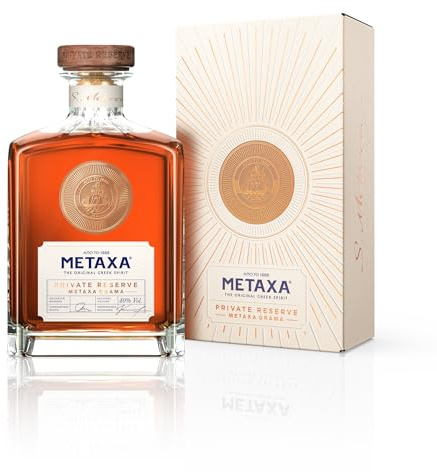 Metaxa Private Reserve Orama mit 40% vol. | Premium-Brandy aus Griechenland in hochwertiger Geschenkverpackung | Perfektes Geschenkset für Metaxa-Liebhaber (1 x 0,7l)