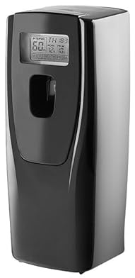 BOH Aroma Duftspender Automatisch, Programmierbarer Duftspender mit Batterien, Raumerfrischer Spray Spender, öffentliche Toiletten, Hotels, gegen schlechte Gerüche (SCHWARZ)