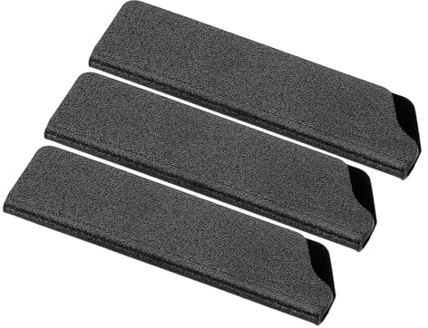 PATIKIL ABS Knife Cover Sleeves for 3.5 Paring Knife, 3 Pcs Knives Edge Guard Blade Protector Universal Knife Sheath for Home Kitchen, Black