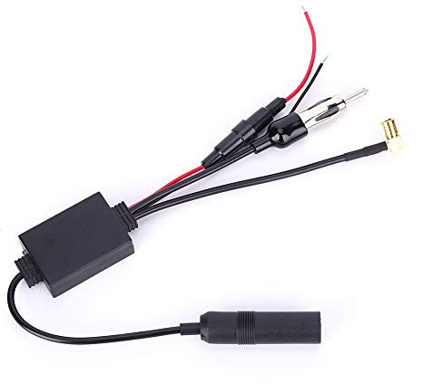 Auto-DAB+-Antennensplitter, digitaler Radiosignal-Empfangsverstärker-Adapter, Radio-Antennen-Adapterkabel für Europa