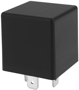 EMSea 1 Stück 12 V Blinkrelais 4-poliges Blinkerrelais LED-Blinkrelais 21 €? 150 W LED Elektronische Blinkeinheit für Auto Motorrad (30,5 Mm)