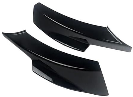 Frontspoiler Für B&MW 3er E90 E91 328i 325i LCI Sport 2009-2012 Frontsplitter Stoßstangenlippenabdeckungen Carbon Lo Auto Frontstoßstangensplitter(Schwarz)