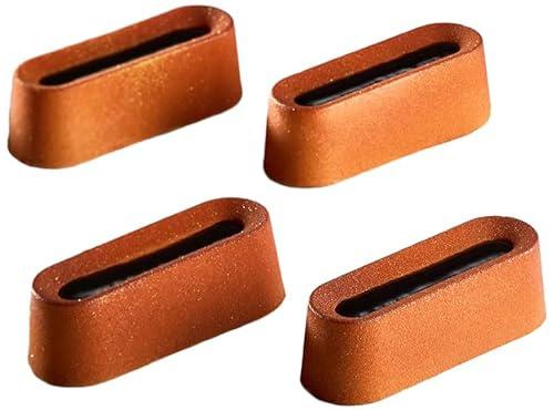 Pavoni PX3225 Pavoflex Silicone Pan with 12 Round40time Indented-Oblong Cavities 1.18 x 3.15 x 0.98 Inch High