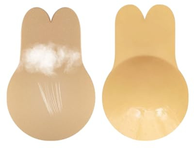 JUKOTA Sujetador Push up Adhesivo sin Espalda, Sujetador sin Tirantes, Sujetador Adhesivo Reutilizable para Pechos Grandes, Sujetador Adhesivo Invisible sin Tirantes para Pechos pequeños - A