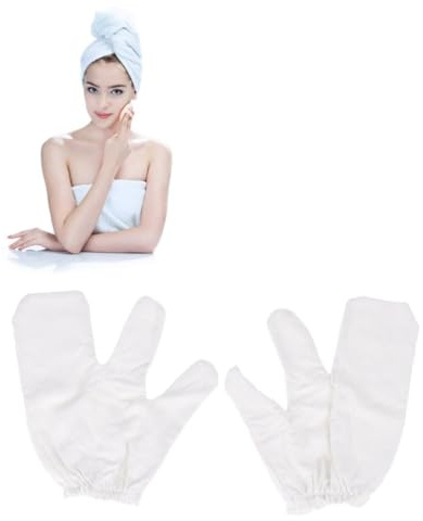 WOFASHPURET Silk Peelinghandschuhe Exfolierende Bademitts aus Seide für Sanfte Hautreinigung für Dusche und Bad Hauterneuerung und Massageeffekt
