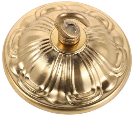 Mikinona Canopy De Techo: Placa De Canopy Para Lámpara De Techo Con Gancho Metálico - Base De Luminaria Para Múltiples, Interiores Modernos Y Clásicos