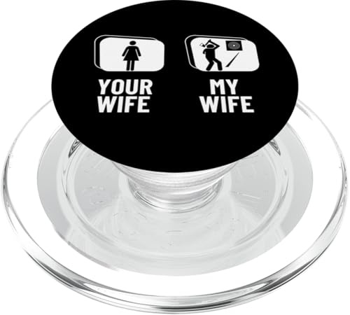 Hatchet Thrower Your Wife My Wife Husband Funny Axe Throwing PopSockets PopGrip for MagSafe