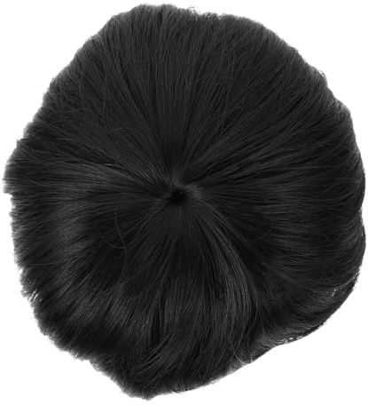 Hohopeti Peluca para Hombre Ligera y Cómoda Peluquín Corto Realista para Calvicie Parche de Cabello Masculino Natural y Transpirable Prótesis Capilar para Uso Diario