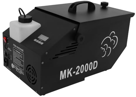 Máquina de niebla baja, 1200 W, 220 V, máquina de humo de hielo seco DMX, máquina de niebla para exteriores, con mando a distancia, para actuaciones escénicas, bodas, bares