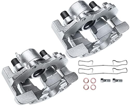 Frankberg 2x Bremssattel Bremszange Vorne Links Rechts mit Halter (Lochabstand der Halterung 90mm) Kompatibel mit Focus Ku.g.a I Ku.g.a II C-MAX 3 BK ECOSPORT Replace# 36000485