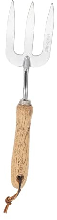 YARNOW Strumenti Da Giardinaggio Coltivatore a 3 Denti Manuale Forca Da Scavo Attrezzo Da Giardino a Mano Attrezzo Da Giardino a Temperamatite Crepa Acciaio Inossidabile