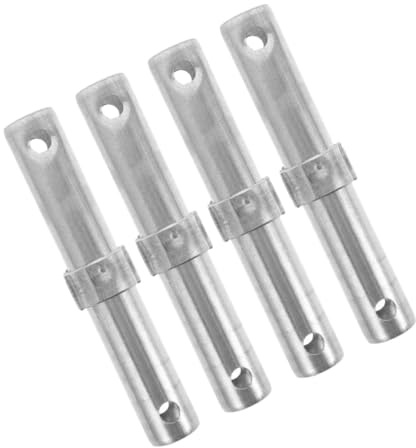 BAZEITFLOW 4pcs Scaffold Pole Connectors Heavy Duty Weld Hinges Scaffolding End Caps Scaffolding