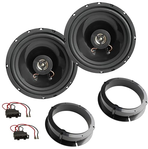 Sound-way Kit Haut-parleurs Enceintes pour Volkswagen Golf IV/Bora/Passat 16,5 cm 120 Watts