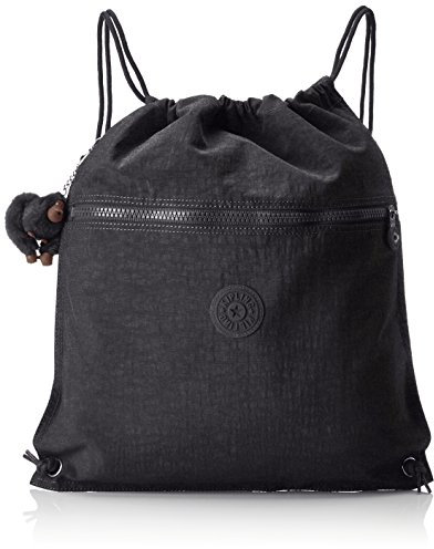 Kipling SUPERTABOO Mittelgroßer Rucksack, True Black (Schwarz)