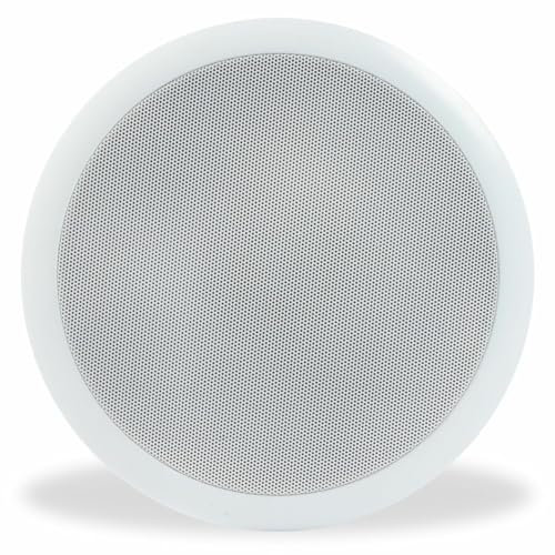 Power Dynamics CSPB5 - Altavoz de Techo empotrable de 13 cm (5), 3/6W, Sistema de línea 100V, diseño Blanco Discreto, Ideal para instalación en Techo o Pared en oficinas, Tiendas o Espacios públicos