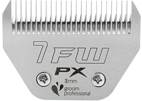 GROOM PROFESSIONAL Pro X Wide Scherkopf für Hundepflege - Abnehmbare Scherkopf - Gehärteter Stahl - Hervorragende Verschleißfestigkeit und hervorragende Schnittleistung - Ersatzklinge - 7F
