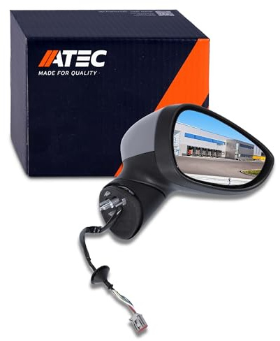 ATEC Germany 1x Elektrischer Außenspiegel rechts beheizbar Seitenspiegel | Kompatibel mit: FORD FIESTA VI, FIESTA VI Van