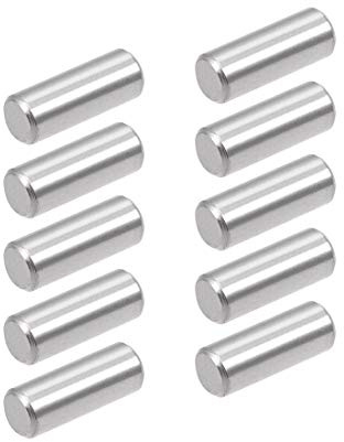 sourcing map 10stk. Passstift 304 Edelstahl Heringe Silber Ton 6mm x 16mm | Stützregale