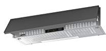 Smeg KSEIR92SE2 cappa aspirante 225 m³/h Semintegrato (semincassato) Argento D