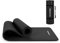 MSPORTS Gymnastikmatte Premium inkl. Tragegurt + Übungsposter + Workout App I Hautfreundliche Fitnessmatte 190 x 80 x 1,5 cm - Schwarz-Matt - Phthalatfreie Yogamatte