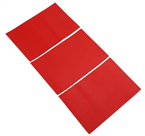PVC-Reparatur-Patches, 3-teilig, Schlauchboot-Reparaturset, rot f¨¹r Schlauchboot-Kanu-Kajak