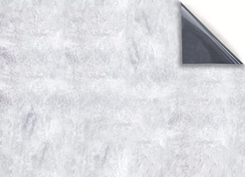 Stick & Go Repositionable Self Adhesive Dolls House Wallpaper 1:12 Scale (1 Sheet) - Wall Wash Pastel Grey - No. 150