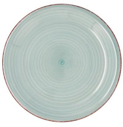 Quid Vita Aqua Plato Llano Cerámico 27cm Gres Apto Microondas Apto Congelador Apilable