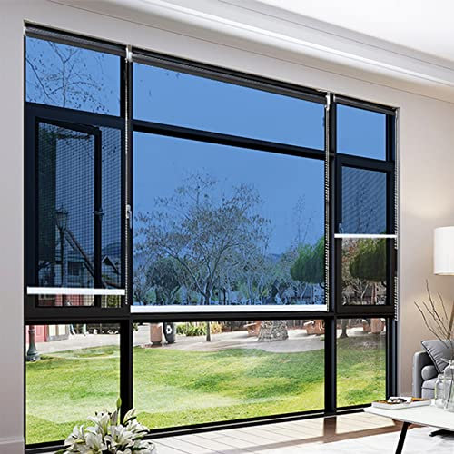 Rollos Einweg-Rollos - Blaue Sichtschutzfolie Mit Hardware / 1-Wege-Pull-Down-Jalousien Für Küche / Schlafzimmer / Wohnzimmer, Anti-UV-wasserdichter Spiegel Fensterschutz ( Size : 110x100cm/43.3x39.4i