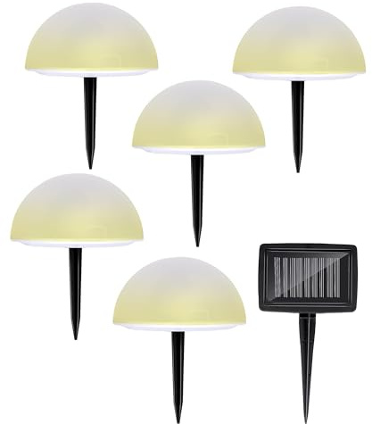 Grundig Lampada solare da giardino – Faretto LED per esterni – Illuminazione solare Rgb e bianco caldo – senza fili IP44