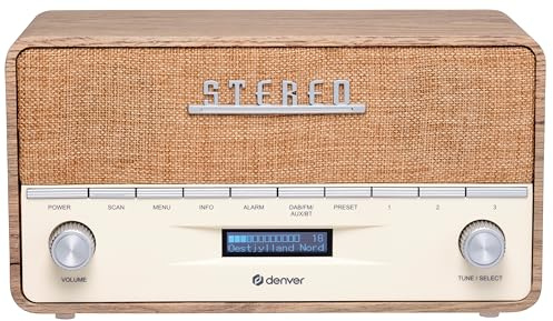 Denver Radio Bluetooth Retro DAB-36 W