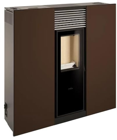 BRICOSOL ESTUFA DE PELLETS PHOENIX STEEL 10 MARRON VINTAGE DE FERLUX