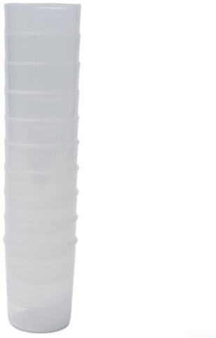 10 Pcs Transparent Measuring Jugs，100ml Graduated Beaker Clear Plastic Measuring Cup，Plastic Graduated Beaker Measuring Cup for Baking Lab Kitchen， Lab Kitchen Measure Tool