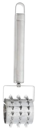 Hoement Meat Tenderizer Meat Looser Stainless Steel Roller Steak Mallet Kitchen Gadget for BBQ Tools