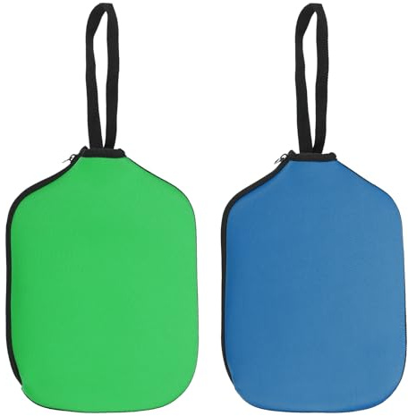 PATIKIL Fundas de neopreno para palas de pickleball, bolsa de almacenamiento con correa de transporte para palas de pickleball