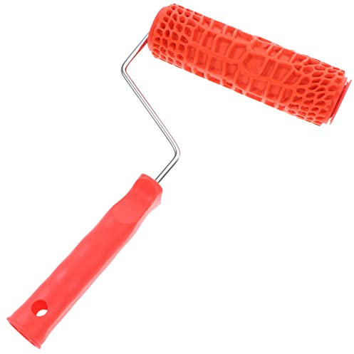 CANIGHT Wanddekorationsrolle Zement Wandtexturspray Rollen Bausatz Werkzeug Malwalze Für Ziegelmuster Ecke Rouleau Rand Gemusterte Farbwalze Gemusterter Farbroller Walzenmalerei Mini Gummi