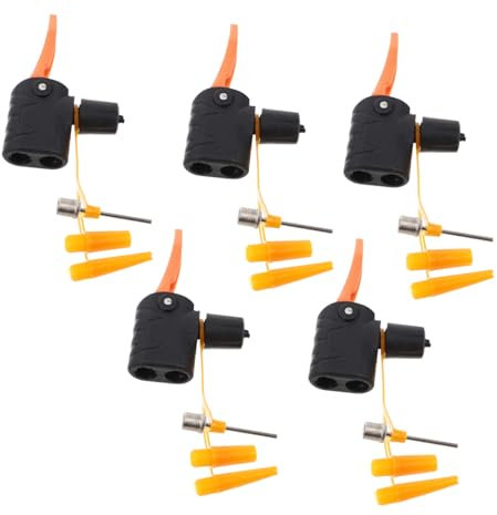 YARNOW 5stücke Fahrrad-steuersatz-abstandshalter Luftpumpenteil Tragbare Fahrradpumpe Ventil Für Fahrradpumpen Luftkompressordüse Präziser Fahrradventiladapter