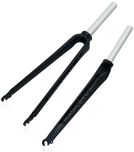 BSFHQS Rennräder Starre Gabel 700C Fixed Gear Fahrradgabeln 1-1/8 Gerade Aluminiumlegierung Vordergabel C-Bremse Schnellspanner 9 * 100mm QR