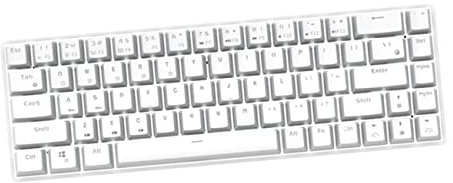 VILLCASE Teclado Mecánico Inalámbrico Dual Modo Teclas Compatible Varios Dispositivos