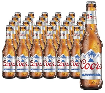 Coors - Cerveza estilo Lager Norteamericana - Alc. 4,3% Vol. - Caja de 24 botellas de 330 ml - Total: 7920 ml