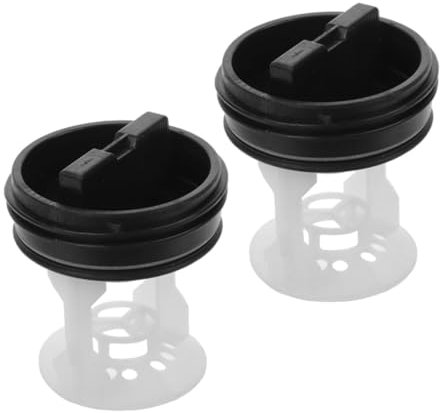 jojofuny 2pezzi Filtro Scarico Lavatrice in Plastica Rete Accessori Ricambio Per Tubo Di Scarico Compatibile Lavatrici Tamburo e Rulli