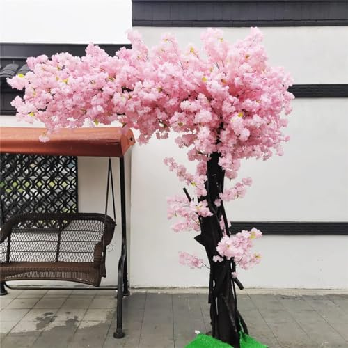 Albero di ciliegio artificiale in fiore, fatto a mano, decorazione per giardino, albero dei desideri