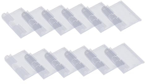 OFFSCH 30 Stück Schilderetikettenhalter Kunststoff 100x42mm Zum Einhängen Rutschfest Für Supermarkt Regal Preisschilder